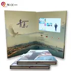 Hard Video Card Video Card A4 Size Hard Cover 7" LCD Video Card/video Brochure