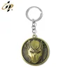 Bulk items custom metal zinc alloy 3d Leopard mask design keychain