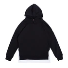 custom drawstring men black blank basic hoodies with no labels