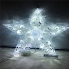 Acrylic Pentagram Shape Shining Star Light Outdoor Christmas Decoration Light
