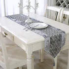 100% Polyester Coffee Tea Table Runner Home Decorative Table Runner Wedding, Wholesale Glitter Sequin Rose Table Runner