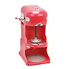 Red Soft Ice Cream Ice Shaver Commercial Snow Ice Shaving Machine