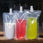 Spout Pack Pouches Plastic High Quality Factory Pouches Printed Bags Supplied Stand Up Spout Fruit Juice Pouch Doy Pack