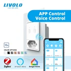 Livolo Smart Home Wall Touch Switch 2 gang 1 way Brazil zigbee App/Google/Alexa/Voice control light switch
