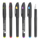 Pen Ballpoint Guanghua Cheap Promotional Soft Black Gel Ink Ball Pen 0.5mm Gel Ink Ballpoint Pen