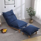 Wood Living Room Fabric Sofa Solid Wood Frame Nordic Style Living Room Fabric Sofa Adjustable Lazy Sofa Latest Sofa Design