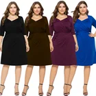 Latest Women Plus Size Dresses Lady Summer Dresses