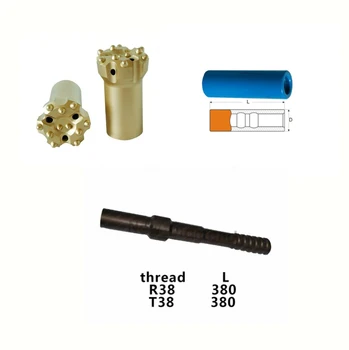 High quality Hot selling DTH drill parts Coupling Sleeves Shank Adapters and Top hammer drill Thread