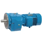 DOFINE 1:8 ratio gearbox R series coaxial helical 5 hp gear motor