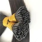 thick raw indian i tip extension double drawn virgin human hair
