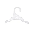 Transparent plastic hanger coat white clothes non slip hangers