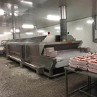 Fish/Meat/Seafood/Fruits/Vegetables Commercial Cryogenic Quick Freezing Blast Liquid Nitrogen IQF Tunnel Freezer