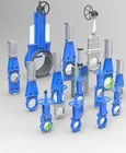 BIDIRECTIONAL SEALING GROOVELESS KNIFE VALVE