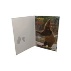 Custom Wholesale Thank You music sound card Module For Musical Greeting Card Birthday Display Stands