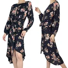 Clothes Women Ladies Casual Summer Dress Long Sleeve Maxi Bohemian Dresses