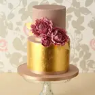 Hot selling 24k gold leaf edible gold leaf 4.33*4.33cm for cakes decoration