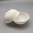 Low MOQ Lunch Sugarcane Seperate Salad And Plate Lid Disposable Bowl