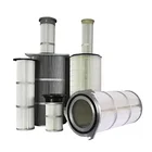 Air Filter Cartridge Spunbonded Polyester Anti-static Pleated Industrial Dust Collector Air Filter Cartridge