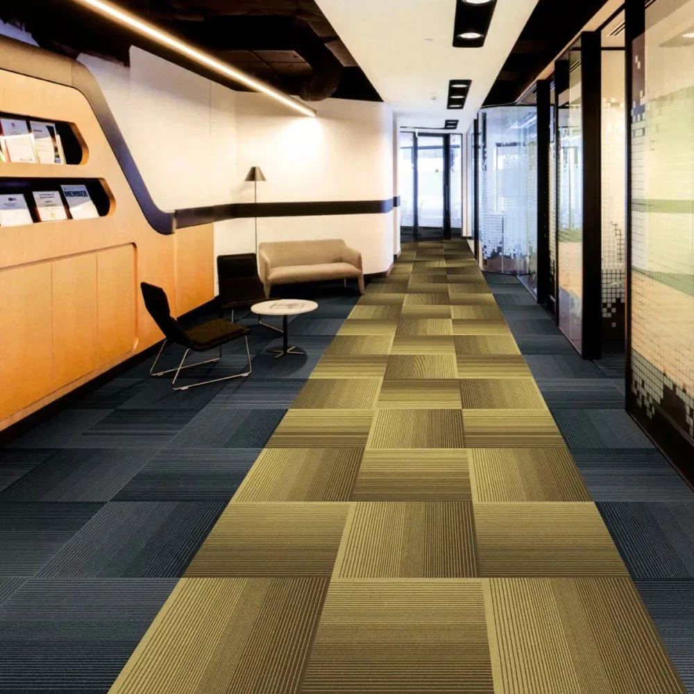 Commercial Office Hotel Nylon Carpet Tiles