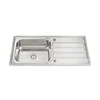 DS 10050 Building Material composite bathroom stainless steel corner granite composite sinks