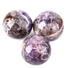 Natural Rhodonite Dream Natural Polished Crystal Ball Rhodonite Gemstone Sphere