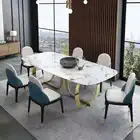 Table Factory Direct Sale High Quality Round Dining Room Furniture Table Marble