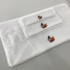 Towels Cotton Towel Set Beach Bath Towels Bulk Custom Logo 100% Cotton White 5 Star Hotel Face Towel Set