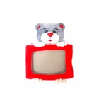 New Design Hot Selling Plush Teddy Bear Photo Frame Cartoon Zoo Animal Toys Photo Frame