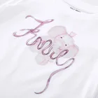 Girls Kids Girls New Beauty Children Fashionable Cotton Girls Kids Short Sleeve OEM Tshirt Boutique Casual Print