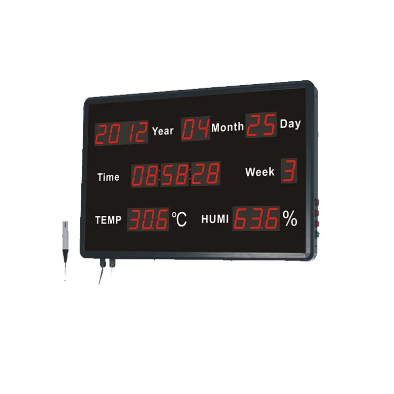 LCD عرض التربة الرطوبة الاستشعار للماء في الهواء الطلق ميزان الحرارة و رطوبة