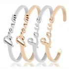 High Quality Stainless Steel Cuff Bangle Bracelet Women Jewelry