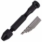 Hand Jewelry Black Aluminium 4 Inches Pin Vise Hand Drill Jewelry Drilling Mini Drill Tools