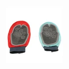 Double Use Pet Dogs Cats Bathing Grooming Massage Hair Gloves with Reversible Lint Brush