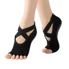 Straps Yoga Socks for Women Toeless Non-Slip Grips Ballet Toeless Socks,Ideal for Pilates,Barre,Dance Sport socks