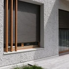 Factory supply aluminum alloy roller shutter windows storm proof hot sale