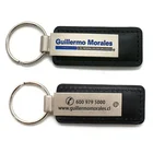 Custom engraved logo key chain keyring men fashion luxury fashion car sublimation metal PU leather keychain