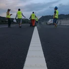 Thermoplastic Convex Type glow in the dark road marking paint