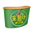 Pop up display portable custom printing trade show promotion table counter