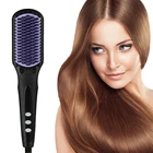 Hot Comb Electric Hair Straight Machine Gold Hair Straightener Professional
