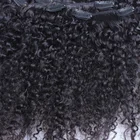 100% Brazilian Raw Virgin Hair 3B 3C Afro Kinky Curly Hair Vendors Clip In 100% Human Hair Extension