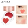 O.TWO.O Indonesia Best Sale Cream Blush 4 Colors Heart Stamp Cushion Blusher
