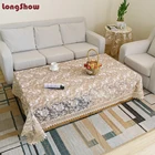 LongShow Machine Embroidered Guipure Lace Tablecloth Crochet lace Tablecloth for Dinning