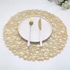 Decorative Table Placemat Decorative Round Decorative Table Mat Placemat Table Mat Paper String Woven Placemats