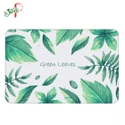 Leaf Diatomaceous Custom Logo Design Color Christmas Bath Mat