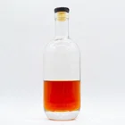 Custom made 500ml empty clear glass wine bottles wholesale glass vodka bottles and packaging from China