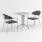 Manufacturer Restaurant Balcony Bar Beach Hotel aluminum french bistro outdoor cafe garden chairs