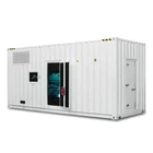 Powered by Cummins engine KTA50-G8 genset 1400kw container silent 1750kva diesel generator price