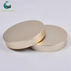 Matte Lids Jar Lids Custom Size Matte Gold Metal Aluminum Lids Caps For Cosmetic Jars