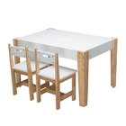 Furniture Kids Wood Children Desks And Chair Set Furniture Wooden Kids Study Table