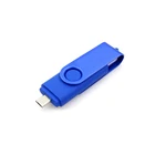 2 Usb Flash Drive 2.0 Pen Type Pen Drive Swivel 2 In 1 OTG USB Flash Drive 2.0 Pen Drive For Mobile Phone And PC